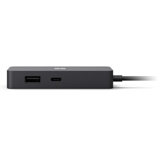  Microsoft USB-C Travel Hub - Multiport Adapter with VGA, USB, Ethernet, HDMI Ports. Compatible with USB-C Laptops/PCs