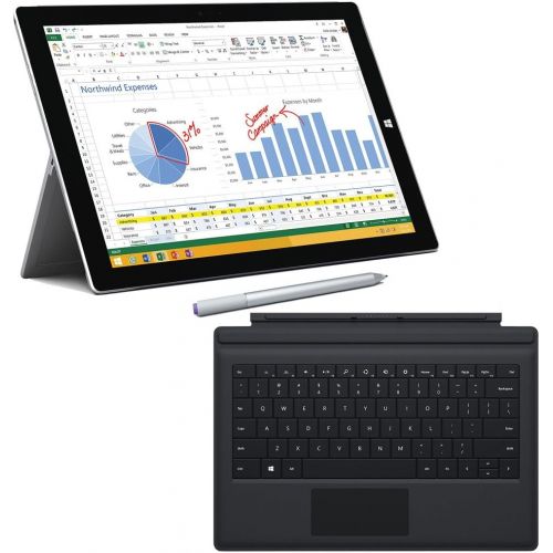 Microsoft Surface Pro 3 (Type Cover Bundle, 256 GB Intel Core i5)