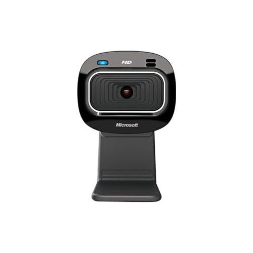  Microsoft LifeCam HD-3000 for Business with built-in noise cancelling Microphone, Light Correction, USB Connectivity with universal attachment base, for video calling on Microsoft