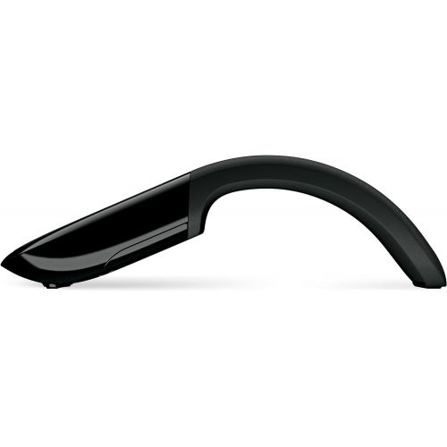  Microsoft RVF-00052 Arc Touch Mouse - Black. Sleek,Ergonomic design, Right/Left Hand Use, Ultra slim and lightweight, Bluetooth Mouse for PC/Laptop,Desktop works with Windows/Mac c