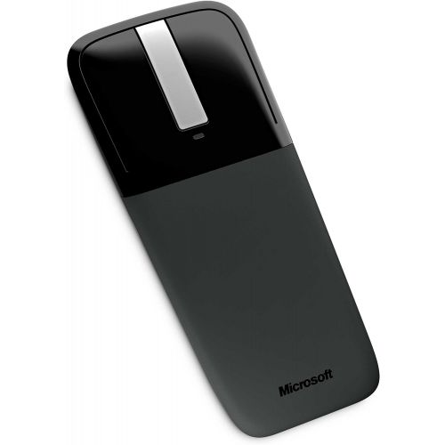  Microsoft RVF-00052 Arc Touch Mouse - Black. Sleek,Ergonomic design, Right/Left Hand Use, Ultra slim and lightweight, Bluetooth Mouse for PC/Laptop,Desktop works with Windows/Mac c