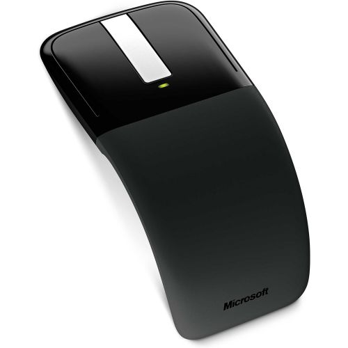  Microsoft RVF-00052 Arc Touch Mouse - Black. Sleek,Ergonomic design, Right/Left Hand Use, Ultra slim and lightweight, Bluetooth Mouse for PC/Laptop,Desktop works with Windows/Mac c