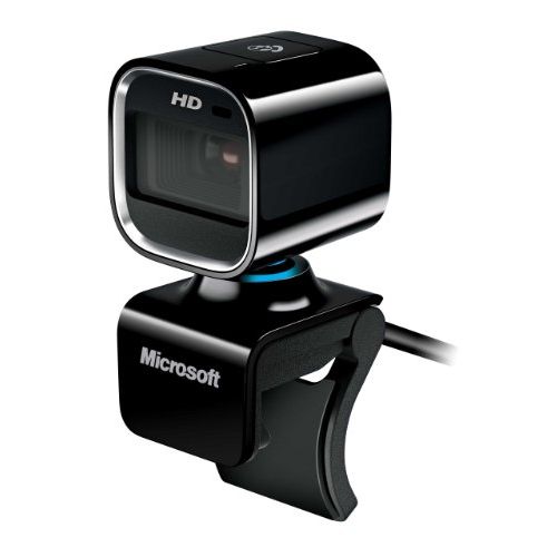  Microsoft LifeCam HD-6000 720p HD Webcam for Notebooks - Black