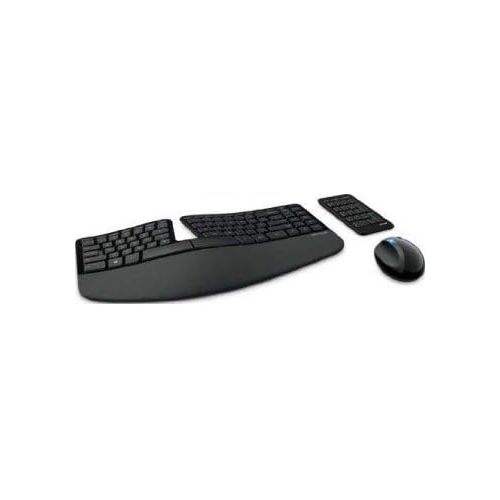  Microsoft Sculpt Ergonomic Desktop USB Port Keyboard and Mouse Combo (L5V-00003) - French Version