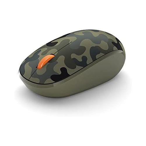  Microsoft Bluetooth Mouse - Forest Camo. Compact, Comfortable Design, Right/Left Hand Use, 3-Buttons, Wireless Bluetooth Mouse for PC/Laptop/Desktop, Works with for Mac/Windows Com