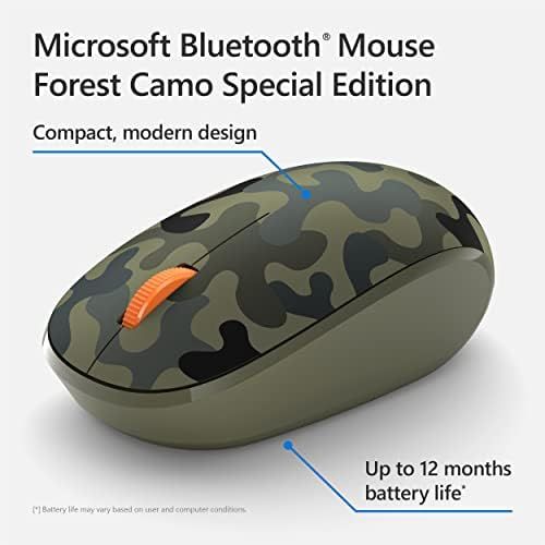  Microsoft Bluetooth Mouse - Forest Camo. Compact, Comfortable Design, Right/Left Hand Use, 3-Buttons, Wireless Bluetooth Mouse for PC/Laptop/Desktop, Works with for Mac/Windows Com