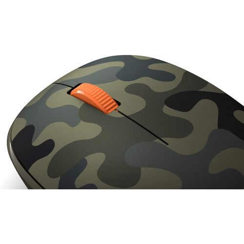  Microsoft Bluetooth Mouse - Forest Camo. Compact, Comfortable Design, Right/Left Hand Use, 3-Buttons, Wireless Bluetooth Mouse for PC/Laptop/Desktop, Works with for Mac/Windows Com