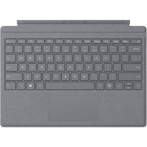  Microsoft Surface Pro Signature Type Cover - Constructed with Alcantara, Durable, Stain-Resistant Material, Light Charcoal - FFQ-00141