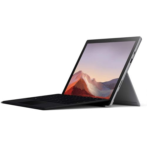  New Surface Pro 7, 12.3in Touch-Screen Intel i5 16GB RAM 256GB SSD Storage Windows 10 Pro Bundle with Microsoft Surface Pen Platinum, Microsoft Type Cover Black & USB-C Dock