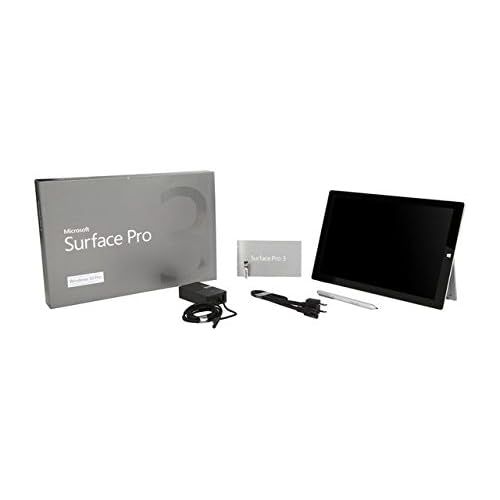  2016 Microsoft Surface Pro 3 12-Inch Tablet PC, Intel Core i5 Processor, 8GB RAM, 256GB SSD Storage, Windows 10 Professional