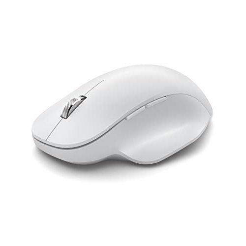  Microsoft Bluetooth Ergonomic Mouse - Glacier with comfortable Ergonomic design, thumb rest, up to 15months battery life. Works with Bluetooth enabled PCs/Laptops Windows/Mac/Chrom
