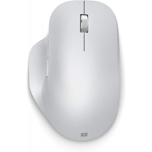  Microsoft Bluetooth Ergonomic Mouse - Glacier with comfortable Ergonomic design, thumb rest, up to 15months battery life. Works with Bluetooth enabled PCs/Laptops Windows/Mac/Chrom