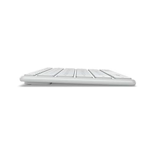  Microsoft Designer Compact Keyboard - Glacier. Standalone Wireless Bluetooth Keyboard. Compatible with Bluetooth Enabled PCs/Mac