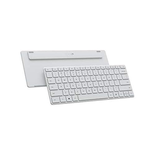  Microsoft Designer Compact Keyboard - Glacier. Standalone Wireless Bluetooth Keyboard. Compatible with Bluetooth Enabled PCs/Mac