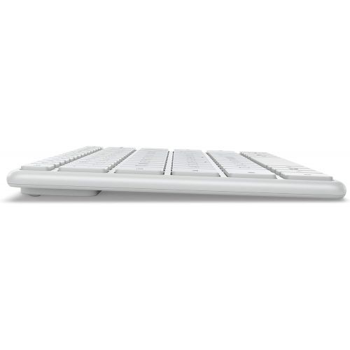  Microsoft Designer Compact Keyboard - Glacier. Standalone Wireless Bluetooth Keyboard. Compatible with Bluetooth Enabled PCs/Mac