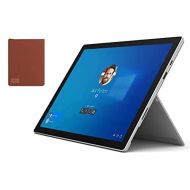Newest Microsoft Surface Pro 7 12.3 Inch Touchscreen Tablet PC Intel 10th Gen Core i3 4GB RAM 128GB SSD Windows 10 Platinum (Latest Model) with Surface Pro Sleeve Poppy Red Bundle
