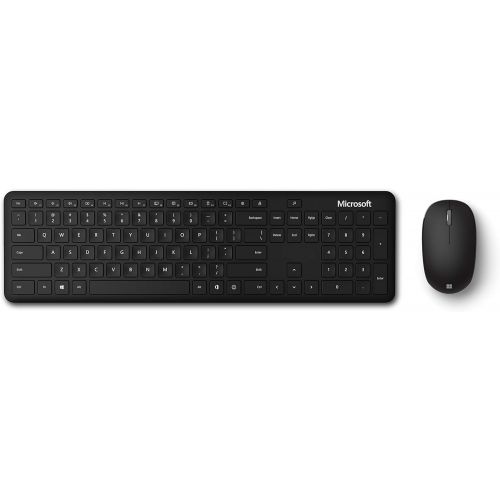  Microsoft Bluetooth Desktop - Matte Black. Slim, Compact, Wireless Bluetooth Keyboard and Mouse Combo. Extra - Long Battery Life. Works with Bluetooth Enbaled PCs/Mac