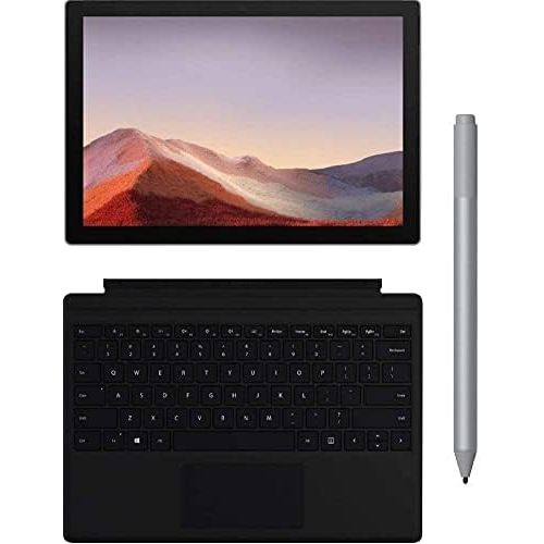  Newest Microsoft Surface Pro 7 SP7 12.3” 10-Point Touch Display Tablet, Type Cover, Surface Pen, Laptop Sleeve Bundle (Intel Core i5 8GB 128GB)