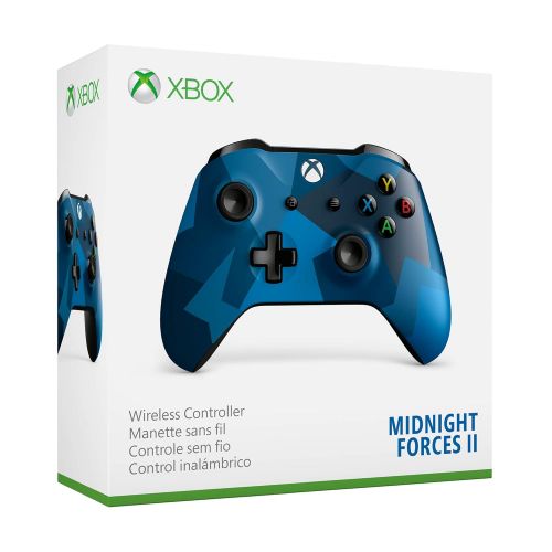  Microsoft Xbox One Wireless Controller, Midnight Forces II Special Edition - Xbox One