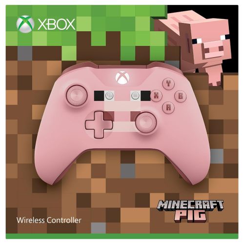  MICROSOFT Xbox ONE/PC Controller Wireless Minecraft Pig Pink Special Limited Edition [EU Import]