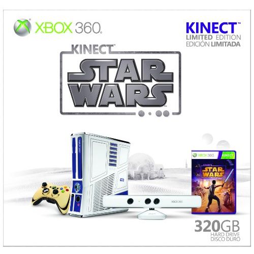  Microsoft Xbox 360 Limited Edition Kinect Star Wars Bundle