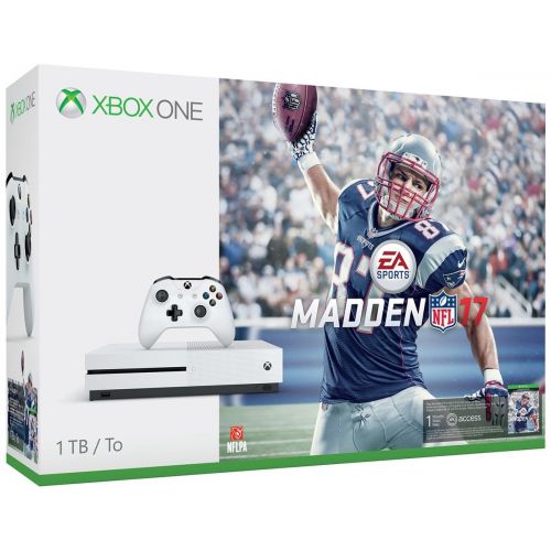  Microsoft Xbox One S 1TB Console - Madden NFL 17 Bundle [Discontinued]