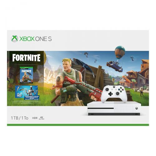  Microsoft Xbox One S 1TB Console - Fortnite Bundle (Discontinued)