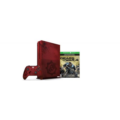  Microsoft Xbox One S 2TB Limited Edition Console - Gears of War 4 Bundle [Discontinued]