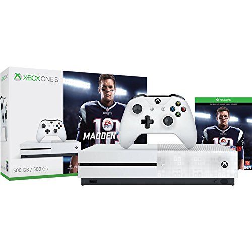  Microsoft Xbox One S 500GB Console - Madden NFL 18 Bundle [Discontinued]