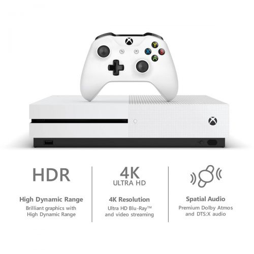  Microsoft Xbox One S 500GB Console - Madden NFL 18 Bundle [Discontinued]