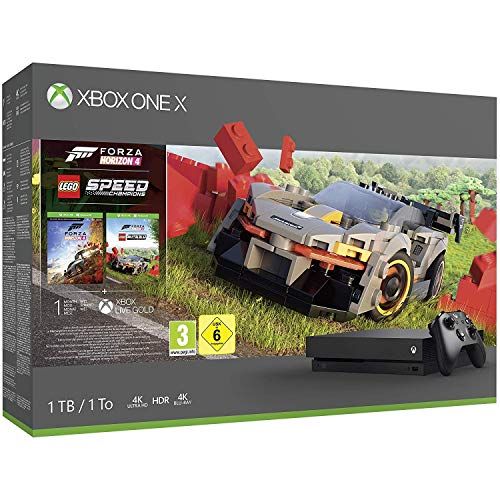  Microsoft Xbox One X 1TB Console with Forza Horizon 4 Lego Speed Champions Bundle (1TB) - Xbox One