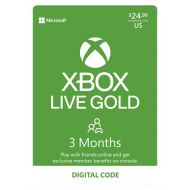 Microsoft Xbox Live Gold: 3 Month Membership [Digital Code]