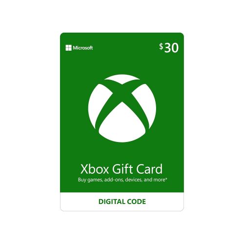  Microsoft $30 Xbox Gift Card [Digital Code]