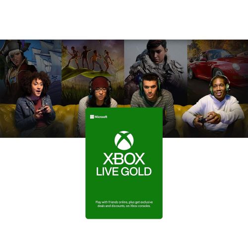  Microsoft Xbox Live Gold: 6 Month Membership [Digital Code]