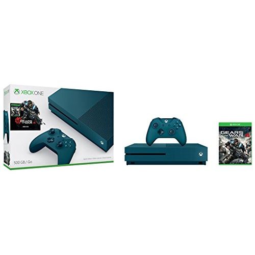  Microsoft Xbox One S 500GB - Gears of War 4 Special Edition Bundle