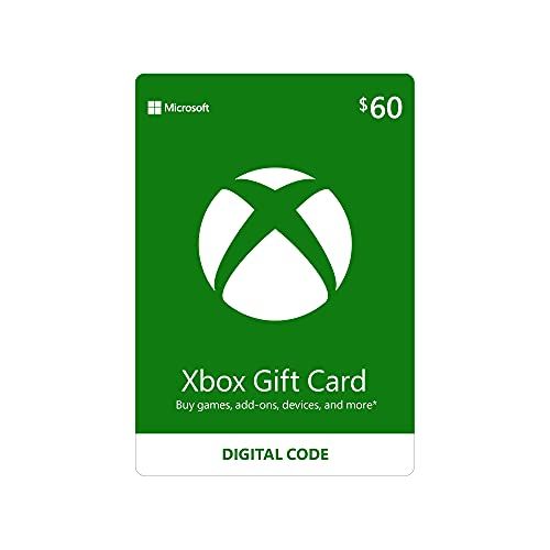  Microsoft $60 Xbox Gift Card [Digital Code]