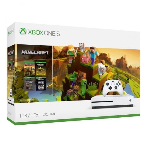 Microsoft Xbox One S 1Tb Console - Minecraft Creators Bundle (Discontinued)