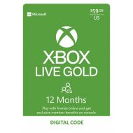 Microsoft Xbox Live Gold: 12 Month Membership [Digital Code]
