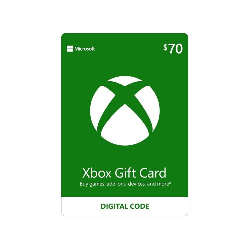  Microsoft $70 Xbox Gift Card [Digital Code]