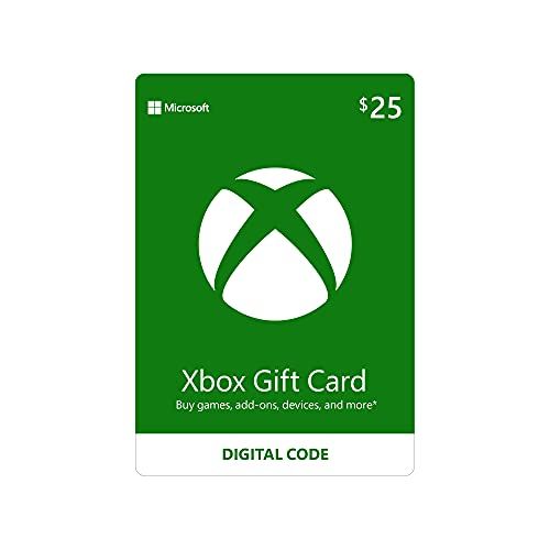  Microsoft $25 Xbox Gift Card [Digital Code]