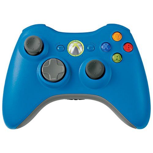  Microsoft Xbox 360 Wireless Controller Blue