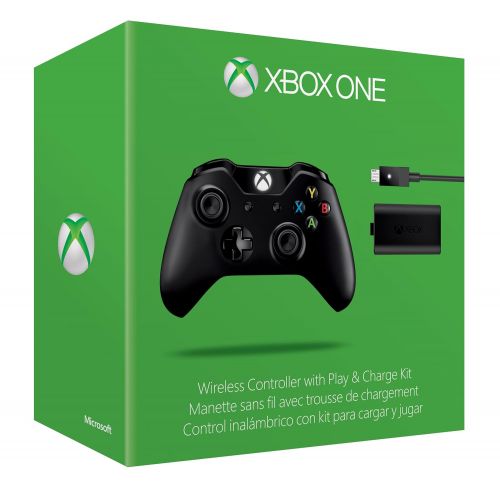  Microsoft Xbox One Wireless Controller and Play & Charge Kit (Without 3.5 millimeter headset jack)
