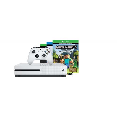  Microsoft Xbox One S 500GB Console - Minecraft Bundle [Discontinued]