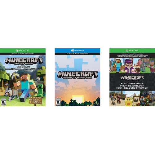  Microsoft Xbox One S 500GB Console - Minecraft Bundle [Discontinued]