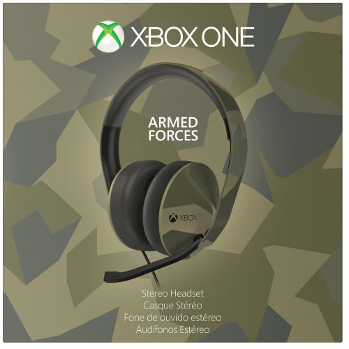  Microsoft Xbox One Special Edition Armed Forces Stereo Headset