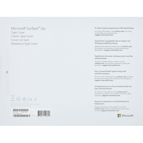  [아마존베스트]Microsoft Surface Go Type Cover Black (German Keyboard Layout; QWERTZ)