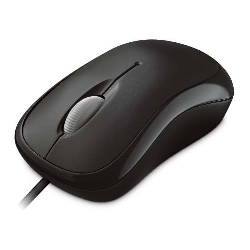  [아마존베스트]Microsoft Basic Optical Mouse (mouse, black, wired, suitable for right and left-handers)