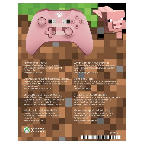  Microsoft MICROSOFT XBOX ONEPC Controller Wireless Minecraft Pig Pink Special Limited Edition [EU Import]