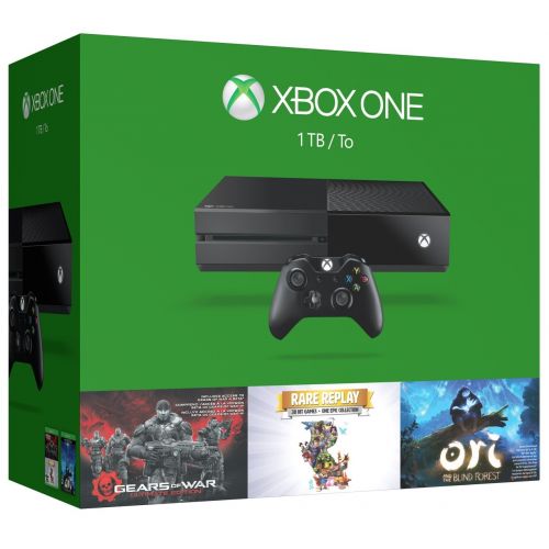  By      Microsoft Xbox One 1TB Console - 3 Games Holiday Bundle (Gears of War: Ultimate Edition + Rare Replay + Ori and the Blind Forest)