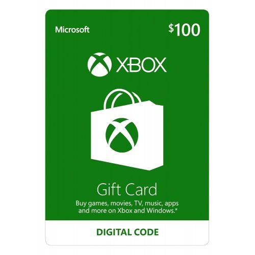 By Microsoft $100 Xbox Gift Card [Digital Code]